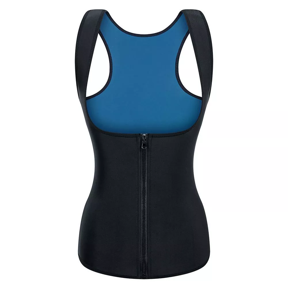 Dames Sauna Tank Top met rits